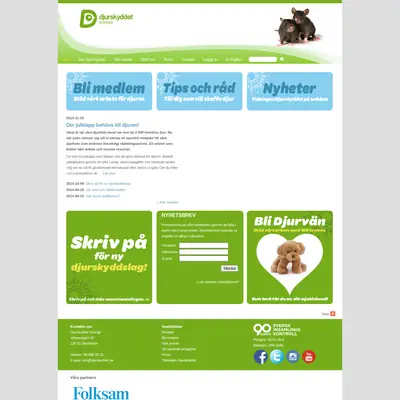 Djurskyddet startsida 2015