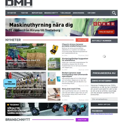 DEN MODERNA HANTVERKAREN startsida 2023