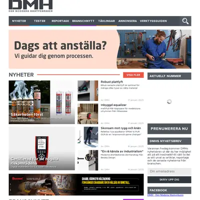 DEN MODERNA HANTVERKAREN startsida 2025