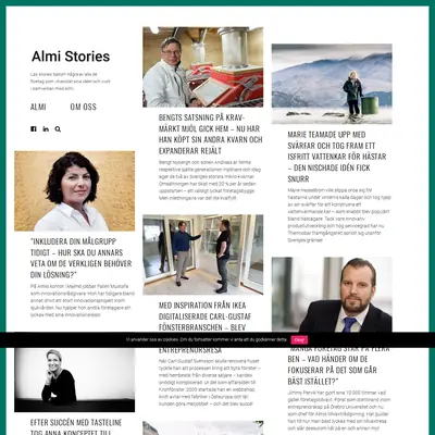 Doers Magazine startsida 2017