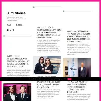 Doers Magazine startsida 2018
