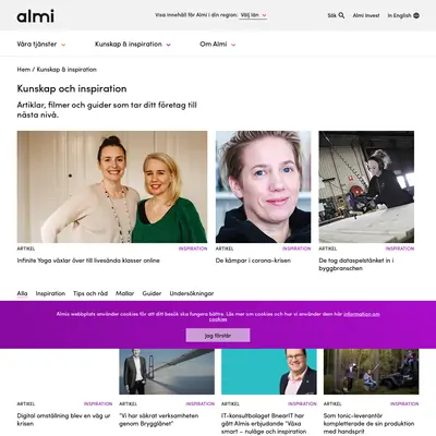 Doers Magazine startsida 2020