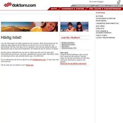 Doktorn.com startsida 2003