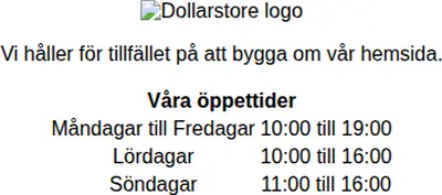 Dollars startsida 2008