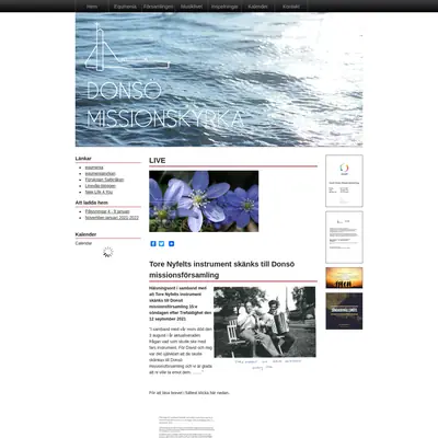www.donsomissionskyrka.org startsida 2022