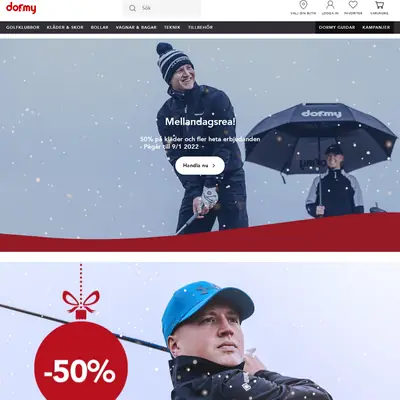 Dormy Magasin startsida 2022