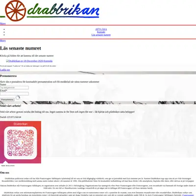 Drabbrikan startsida 2021
