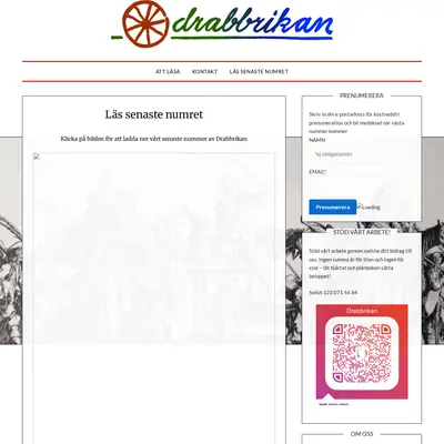 Drabbrikan startsida 2026