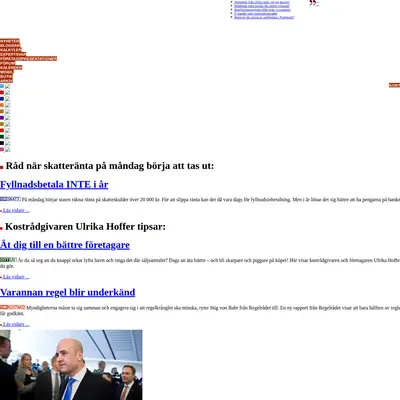 www.driva-eget.se startsida 2012