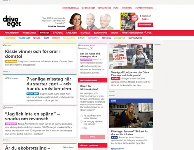 www.driva-eget.se startsida 2018