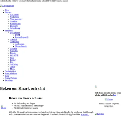 Drogfritt.nu startsida 2010