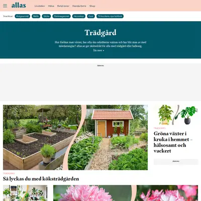 www.dromhemochtradgard.se startsida 2022