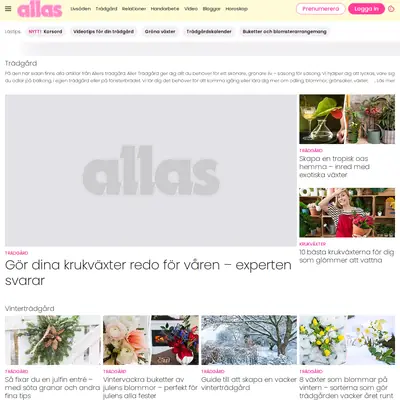 www.dromhemochtradgard.se startsida 2025