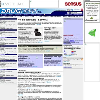 drugnews.se startsida 2008