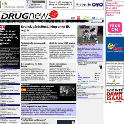 drugnews.se startsida 2010