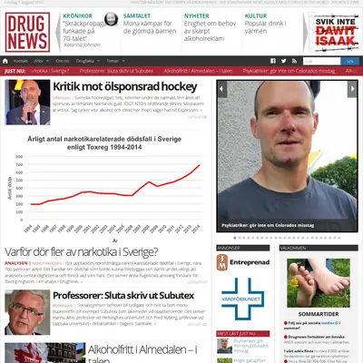 drugnews.se startsida 2015