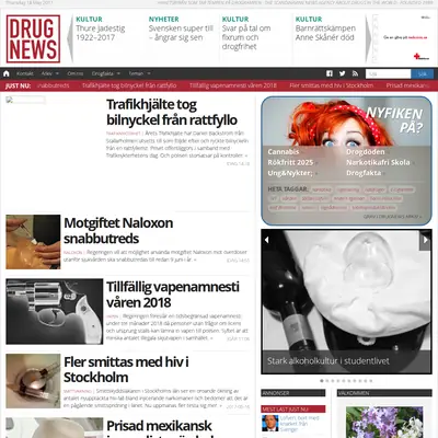 drugnews.se startsida 2017