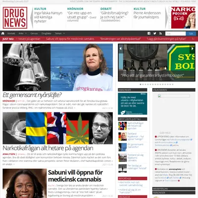 drugnews.se startsida 2022