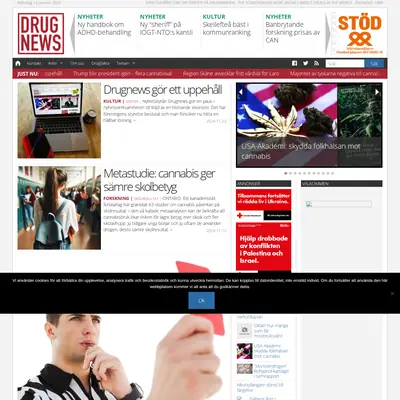 drugnews.se startsida 2025
