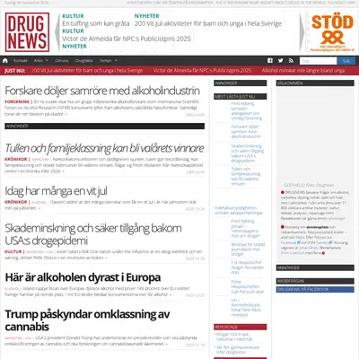 drugnews.se startsida 2026