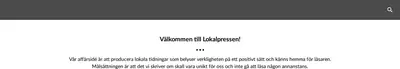 Lokalpressen Alingsås startsida 2025