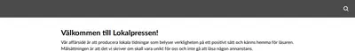 Lokalpressen Alingsås startsida 2026