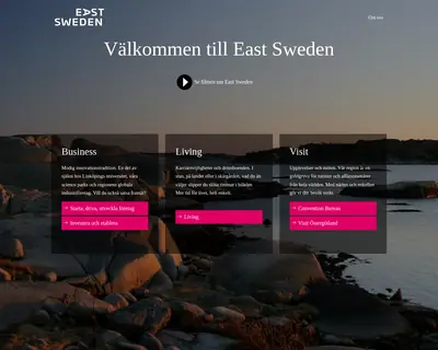 East Sweden startsida 2016
