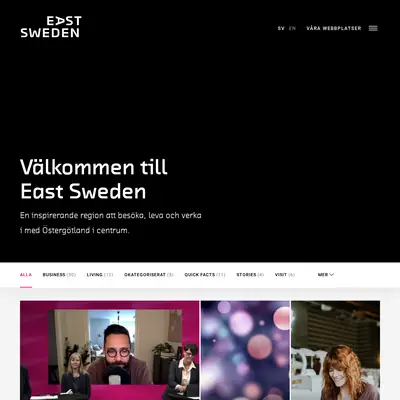 East Sweden startsida 2021