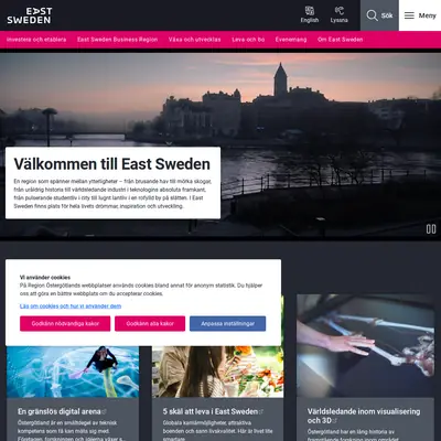 East Sweden startsida 2026