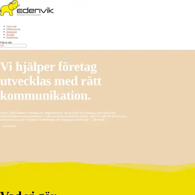 edenvik.se startsida 2019