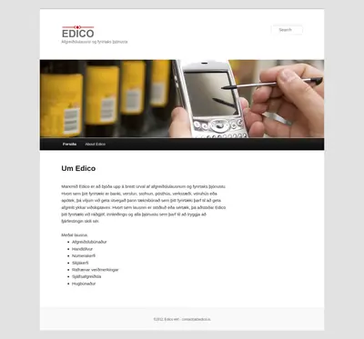edico startsida 2011