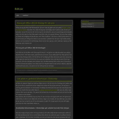 edit.se startsida 2022