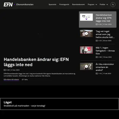 EFN Nyhetsbrev startsida 2024