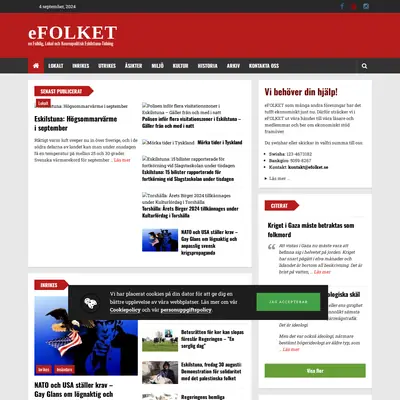 efolket.com startsida 2024