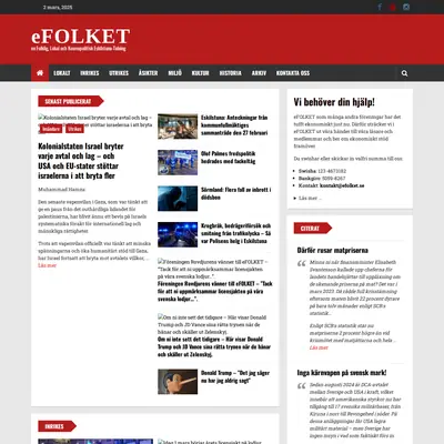 efolket.com startsida 2025