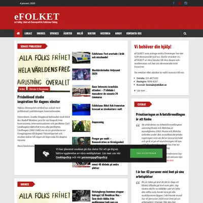 eFOLKET startsida 2025
