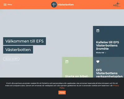 www.efsvasterbotten.se startsida 2021