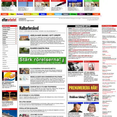 www.efterarbetet.nu startsida 2010