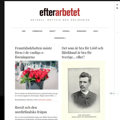 www.efterarbetet.nu startsida 2020
