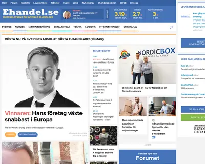 ehandel.se startsida 2017