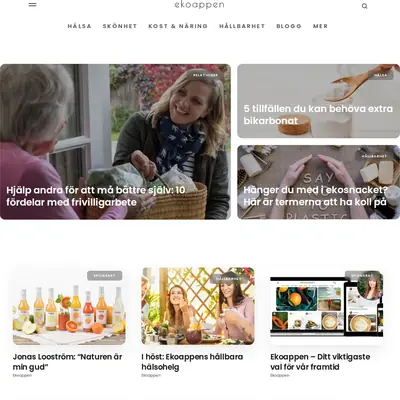 Nytt från Ekoappen startsida 2020