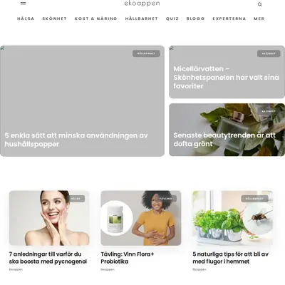 Nytt från Ekoappen startsida 2022