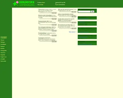 Ekologiskt lantbruk startsida 2002