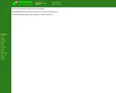 Ekologiskt lantbruk startsida 2004