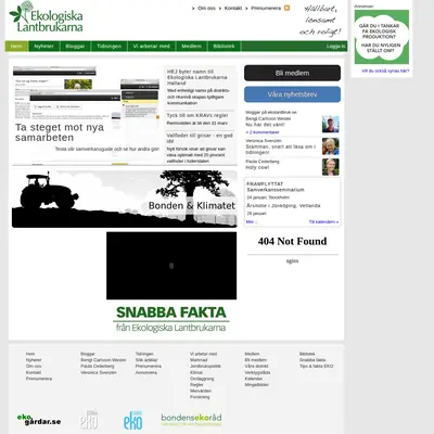 Ekologiskt lantbruk startsida 2013