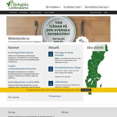 Ekologiskt lantbruk startsida 2017