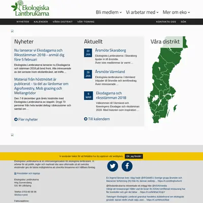 Ekologiskt lantbruk startsida 2018