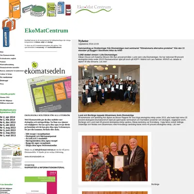 www.ekomatcentrum.se startsida 2015