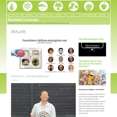www.ekomatcentrum.se startsida 2022