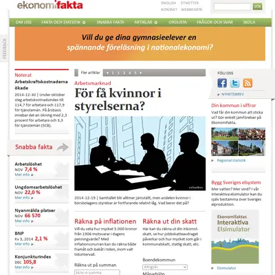 SHJ Ekonomifakta startsida 2015